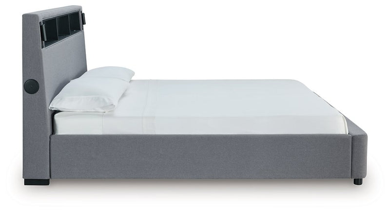 Verishaw Upholstered Bed -  Ashley Furniture Bed  Fresh Start Furniture