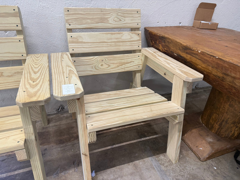 Handcrafted Pine Adirondack Chair Locally Handcrafted
