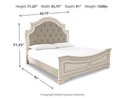 Realyn Upholstered Bed Ashley Furniture Bed  Fresh Start Furniture