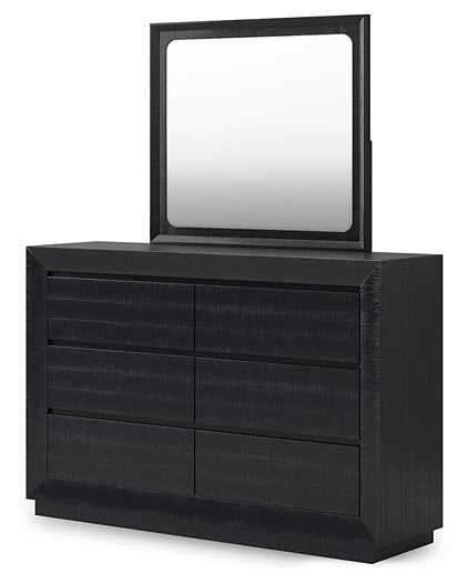 Londer Dresser and Mirror Ashley Furniture Dresser & Mirror  Fresh Start Furniture