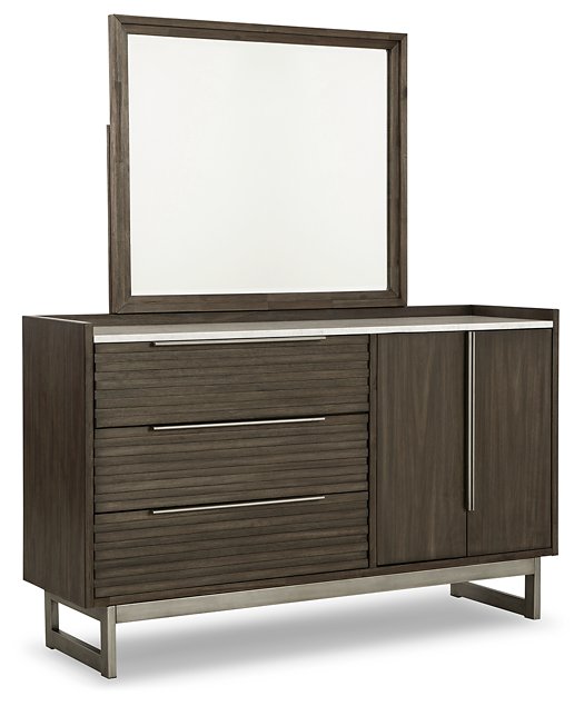 Arkenton Dresser and Mirror -  Ashley Furniture Dresser & Mirror