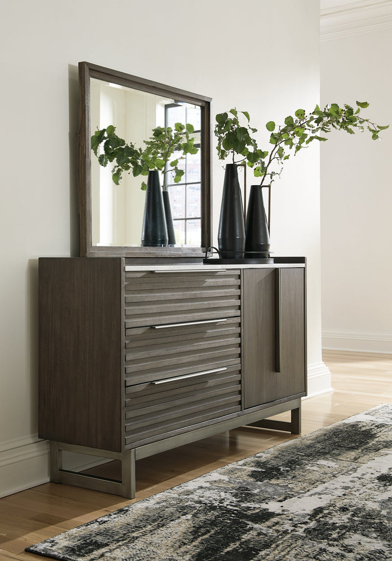 Arkenton Dresser and Mirror -  Ashley Furniture Dresser & Mirror