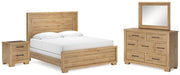Galliden Bedroom Package Ashley Furniture Bedroom Set 6-Piece: Bed (Headboard,Footboard, Rails)/Dresser  Fresh Start Furniture