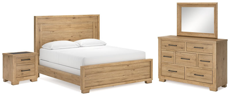 Galliden Bedroom Package Ashley Furniture Bedroom Set 6-Piece: Bed (Headboard,Footboard, Rails)/Dresser  Fresh Start Furniture
