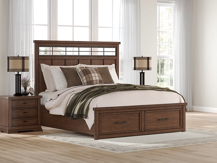 Taffenbrook Panel Storage Bed -  Ashley Furniture Bed  Fresh Start Furniture