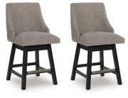Neymorton Counter Height Barstool (Set of 2) Ashley Furniture Barstool Dark Gray Fresh Start Furniture
