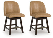Neymorton Counter Height Barstool (Set of 2) Ashley Furniture Barstool Brown Fresh Start Furniture