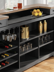 Wildenauer 78" Bar Ashley Furniture Bar  Fresh Start Furniture