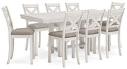 Robbinsdale Dining Package Ashley Furniture Casual Seating Set 9-Piece: Counter Height Table/8-Barstool Fresh Start Furniture