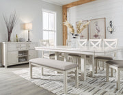 Robbinsdale Dining Package Ashley Furniture Casual Seating Set  Fresh Start Furniture