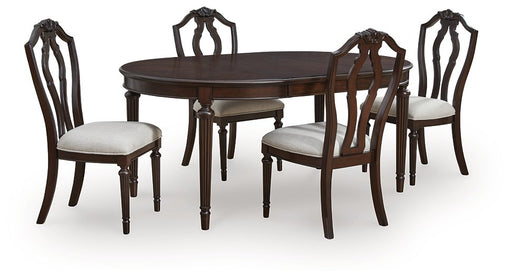 Lavinton Dining Package Ashley Furniture Dining Room Set 5-Piece: Dining Table/4-Dining Chair Fresh Start Furniture