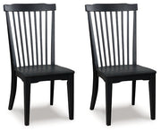 Greddinton Dining Chair Ashley Furniture Dining Chair Black / Rake Back Fresh Start Furniture