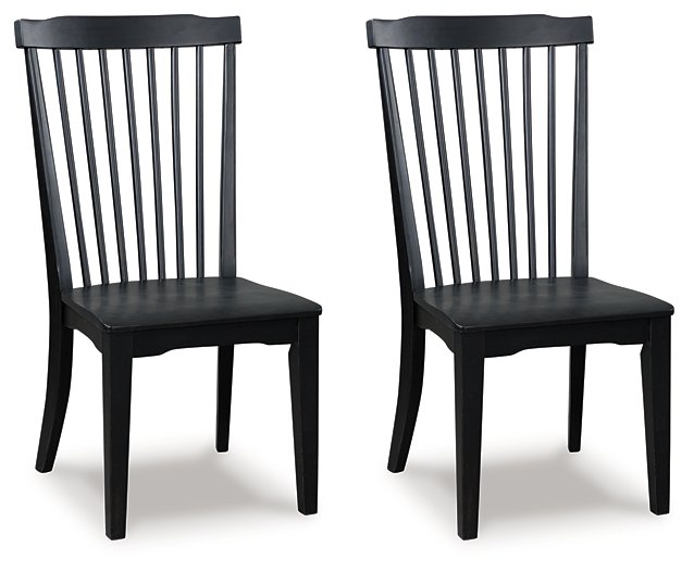 Greddinton Dining Chair Ashley Furniture Dining Chair Black / Rake Back Fresh Start Furniture