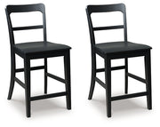Greddinton Counter Height Barstool Ashley Furniture Barstool Black / Ladder Back Fresh Start Furniture