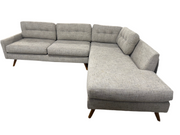 Mid Century Modern Tufted Chaise Sectional -  Joybird Sectional  Fresh Start Furniture
