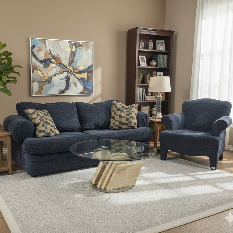 Raymour & Flanigan Java Loveseat and Chair