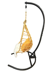 Hanging Rattan Kid’s Chair with Stand Two’s Company
