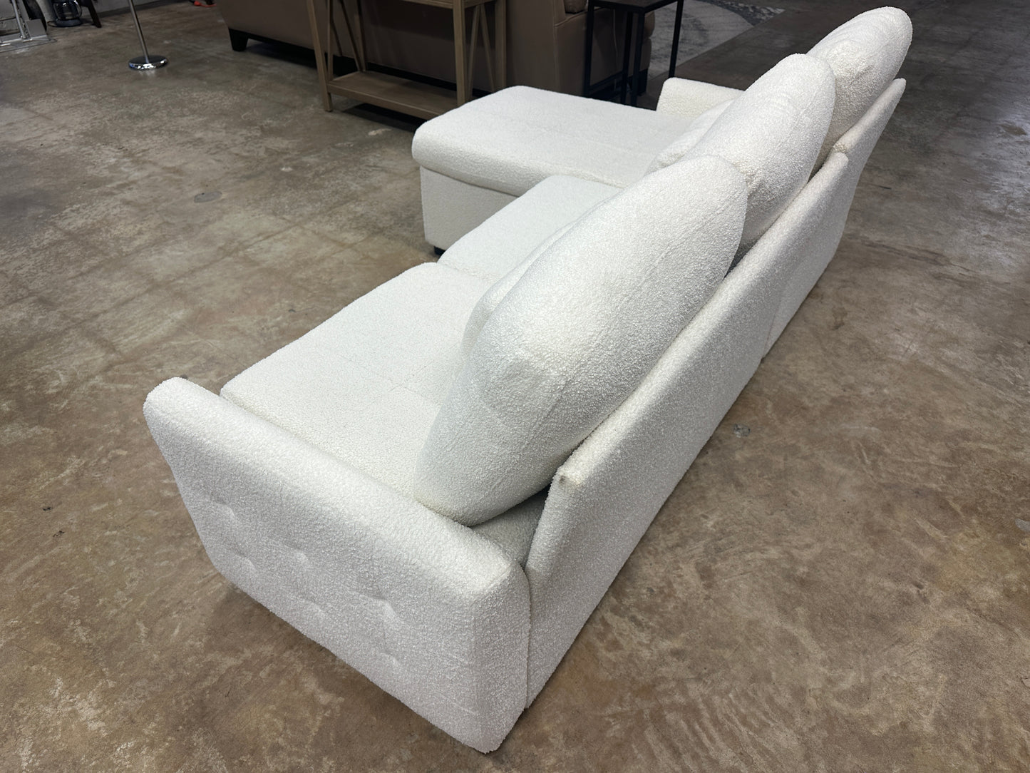 Latitude Run Sherpa Sleeper Sectional Sofa with Chaise