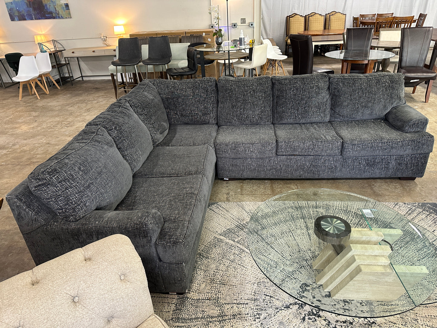 Peak Living Dillion 2 Piece Corner Sectional Sofa