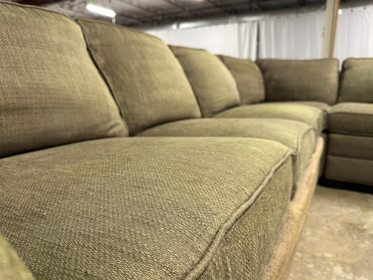Ethan Allen Sleeper Corner Sectional Sofa