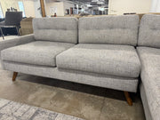 Mid Century Modern Tufted Chaise Sectional -  Joybird Sectional  Fresh Start Furniture
