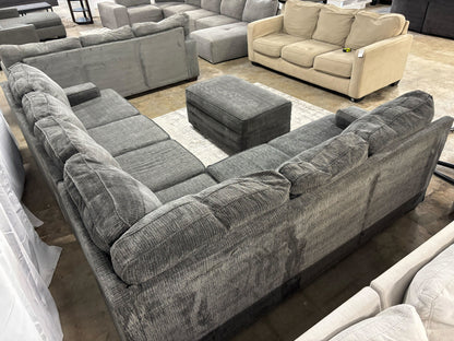 Ballinasloe 3-Piece Sectional with Ottoman