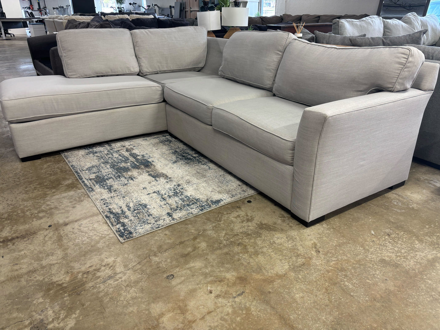Aspen Tranquil 2 Piece Sectional with Chaise