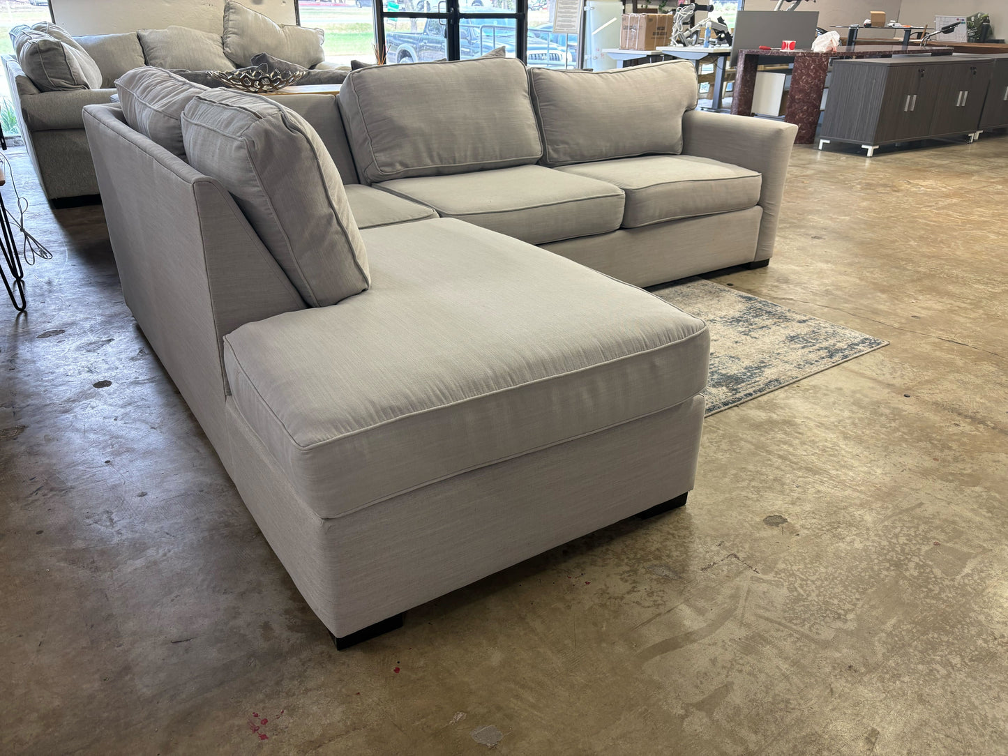 Aspen Tranquil 2 Piece Sectional with Chaise