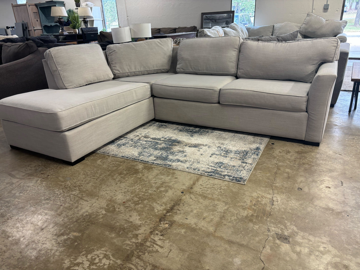 Aspen Tranquil 2 Piece Sectional with Chaise
