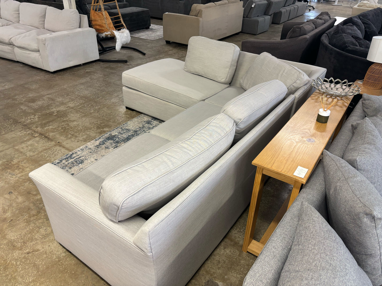 Aspen Tranquil 2 Piece Sectional with Chaise