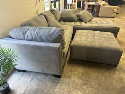 Sheridan Place Sleeper Sectional + Ottoman