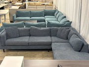 Metro Lounge Dove 2 Pc Sectional -  Rooms To Go Sectional  Fresh Start Furniture