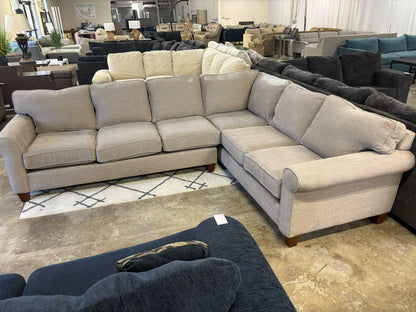 Spencer Roll-Arm Sectional Sofa