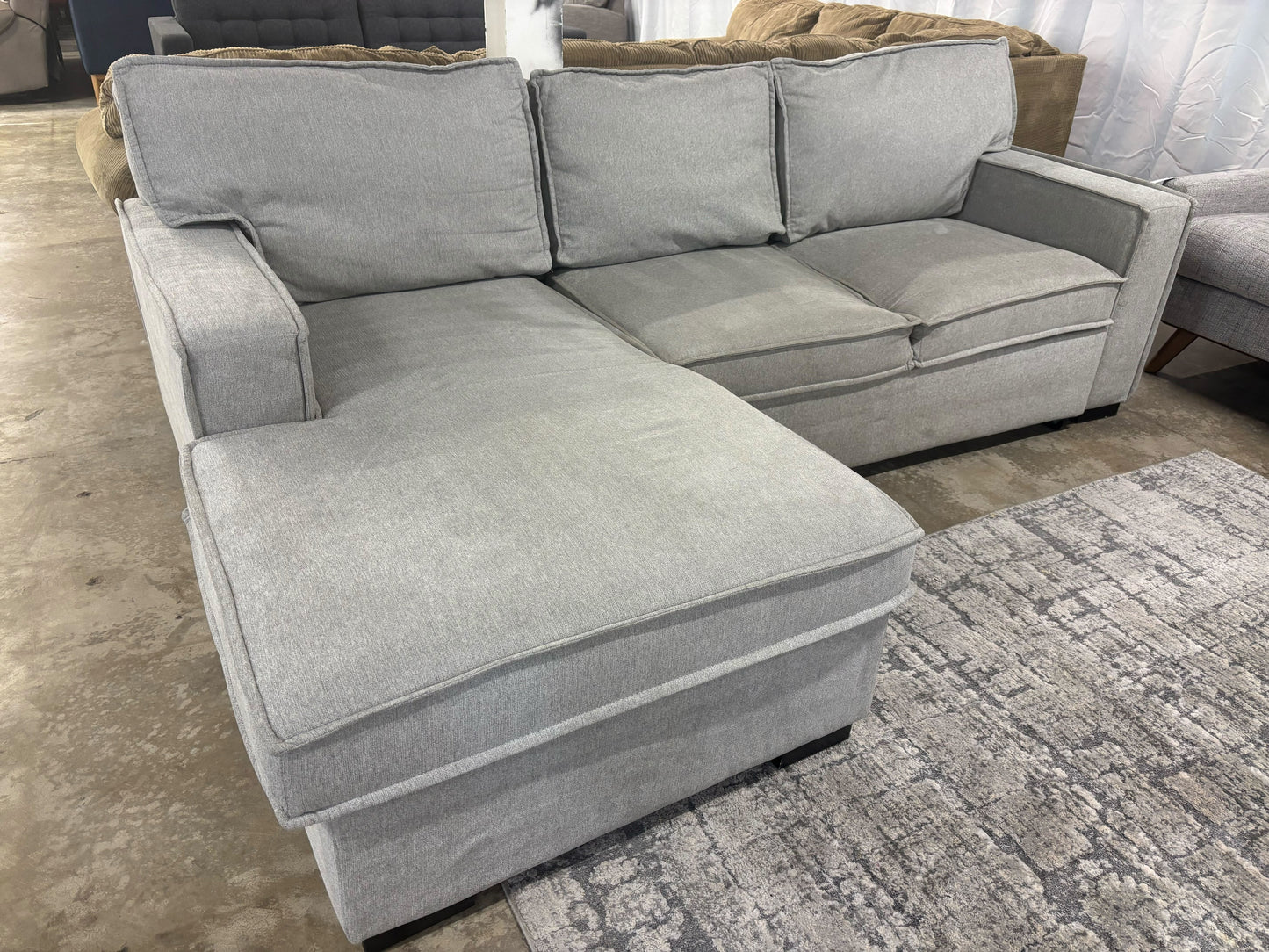 Playmax 2 Piece Sleeper Chaise Sectional