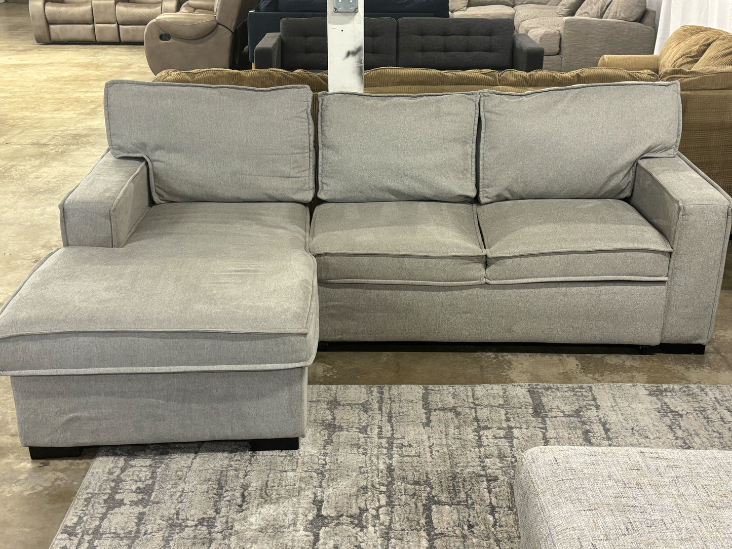 Playmax 2 Piece Sleeper Chaise Sectional