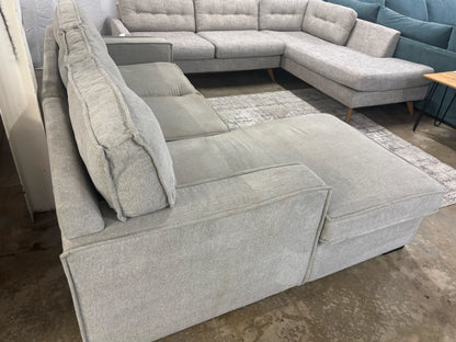 Playmax 2 Piece Sleeper Chaise Sectional