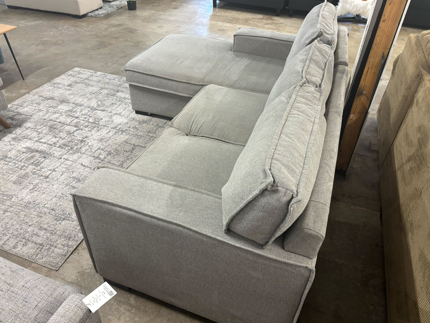 Playmax 2 Piece Sleeper Chaise Sectional