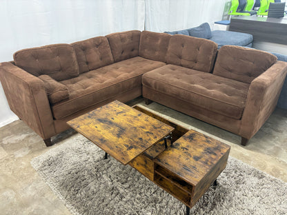 Tufted 2-piece Sectional Sofa