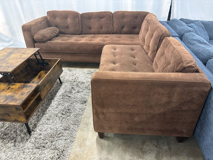 Tufted 2-piece Sectional Sofa