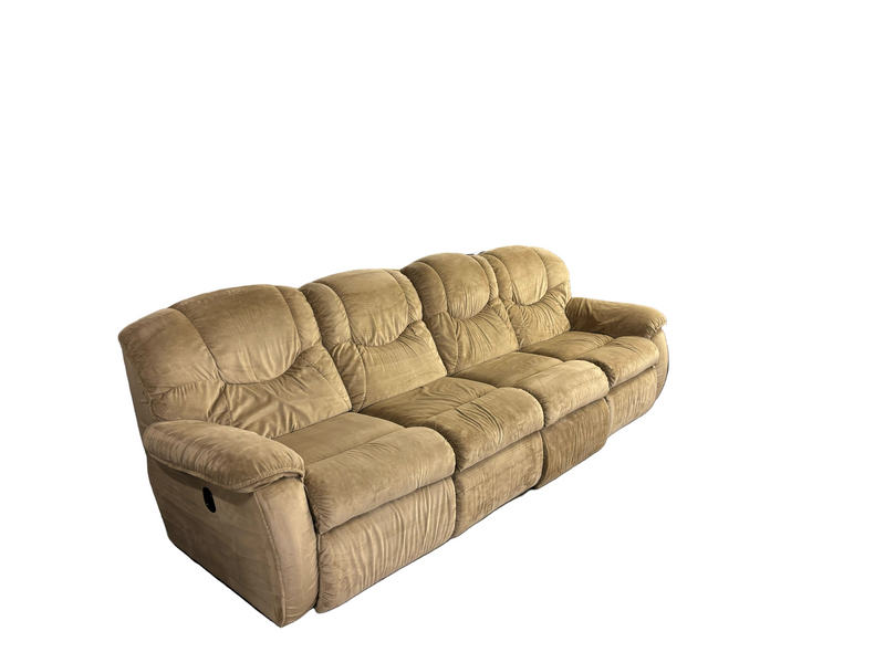Rooms To Go Suede Reclining Sectional