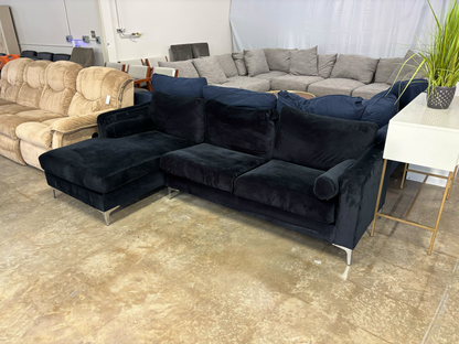 Velvet Sectional