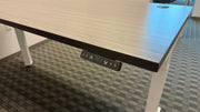 Adjustable L-Shaped Think Desk with Modesty Panel Juniper Office