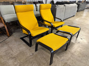 POÄNG Armchair and Ottoman IKEA