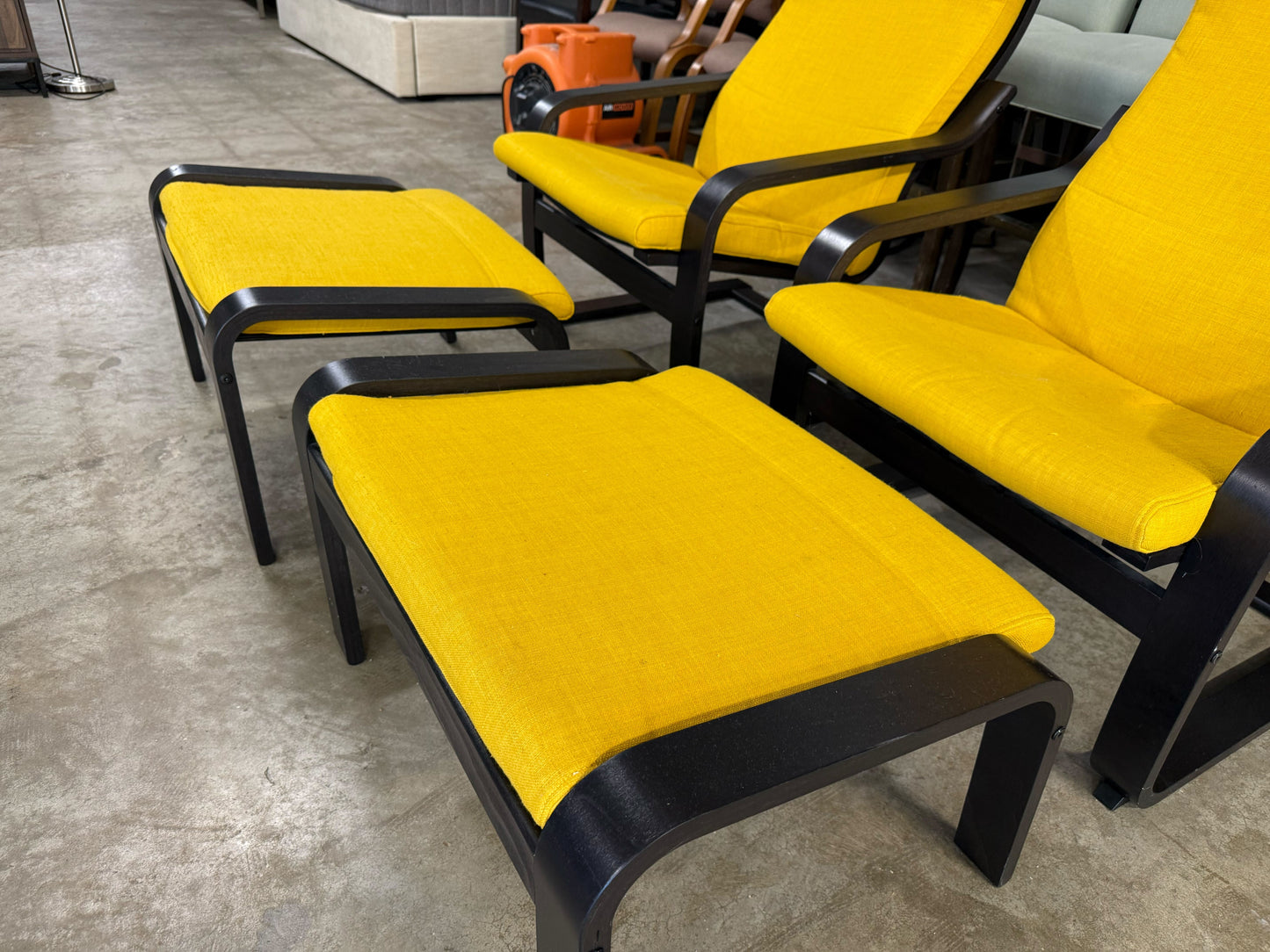 POÄNG Armchair and Ottoman
