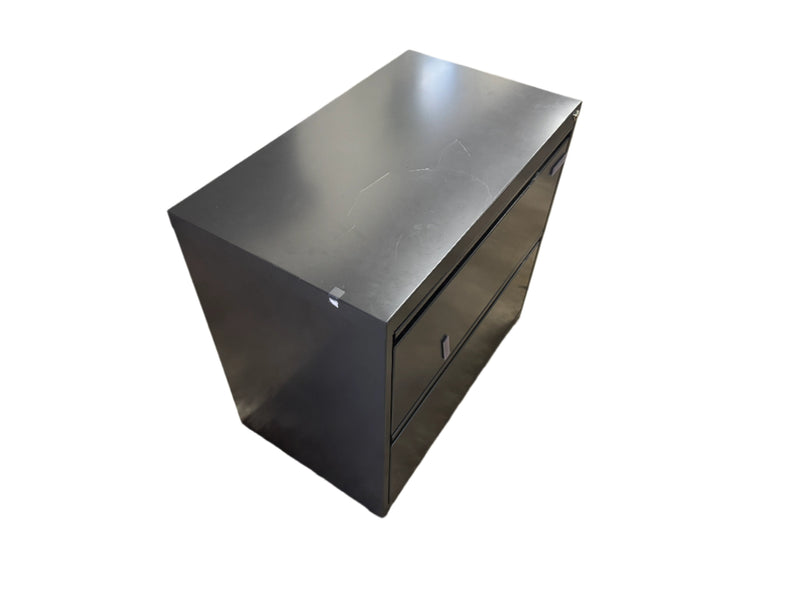 Gray Steelcase 2-Drawer Lateral Filing Cabinet Fresh Start Furniture