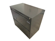 Gray Steelcase 2-Drawer Lateral Filing Cabinet Fresh Start Furniture