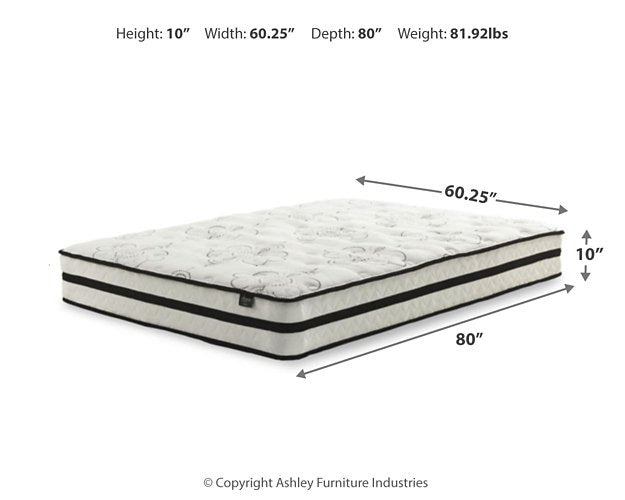 Chime 10 Inch Hybrid Mattress in a Box -  Ashley Furniture Hybrid Mattress  Fresh Start Furniture