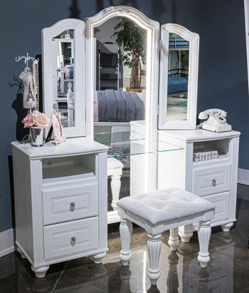 Kozlani Vanity with Mirror Ashley Furniture Vanity Default Title Fresh Start Furniture