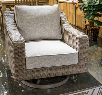 Laguna Heights Swivel Lounge with Cushion Ashley Furniture Outdoor Lounge Chair Default Title Fresh Start Furniture