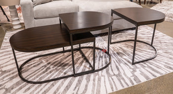 Vanmore Table (Set of 3) -  Ashley Furniture 3 Pack  Fresh Start Furniture